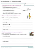 Fiches pour l'�l�ve : Grammaire (CE1-CE2)