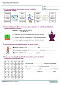 Fiches pour l'�l�ve : Grammaire (CE1-CE2)