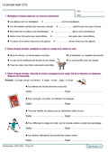 Fiches pour l'�l�ve : Grammaire (CE1-CE2)