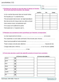 Fiches pour l'�l�ve : Grammaire (CM1-CM2)