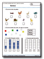 Fiches pour l'�l�ve : Activit�s math�matiques en Grande Section
