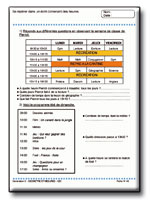 Fiches pour l'�l�ve : G�om�trie et Mesures au CE1