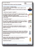 Fiches pour l'�l�ve : Lecture niveau II (CE2-CM1-CM2)