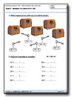 Fiches pour l'�l�ve : Num�ration et Op�rations au CE1