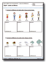 Fiches pour l'�l�ve : Num�ration et Op�rations au CE1