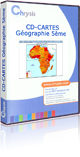 CD-CARTES G�ographie 5�me