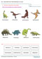 Fiches pour l'�l�ve : Activit�s autour des dinosaures (GS-CP-CE1)