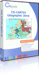 CD-CARTES G�ographie 3�me