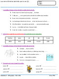 Fiches pour l'�l�ve : Orthographe (CE1-CE2)