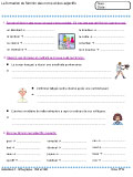 Les nome et adjectifs feminins