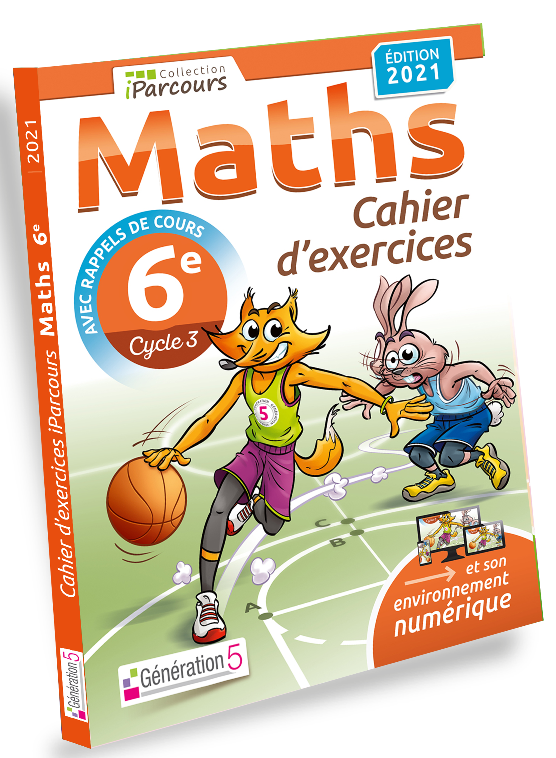 Cahier d'exercices iParcours Maths 6e