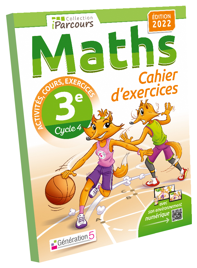 Cahier-Manuel iParcours Maths 3e