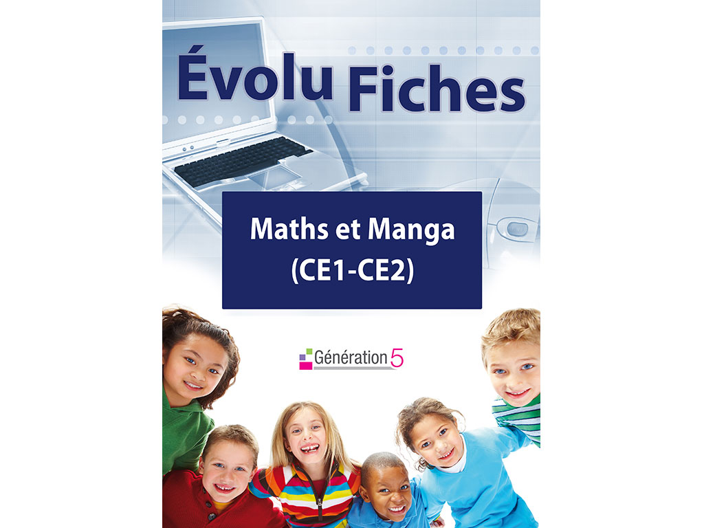 Evolu Fiches - Maths et Manga (CE1-CE2)