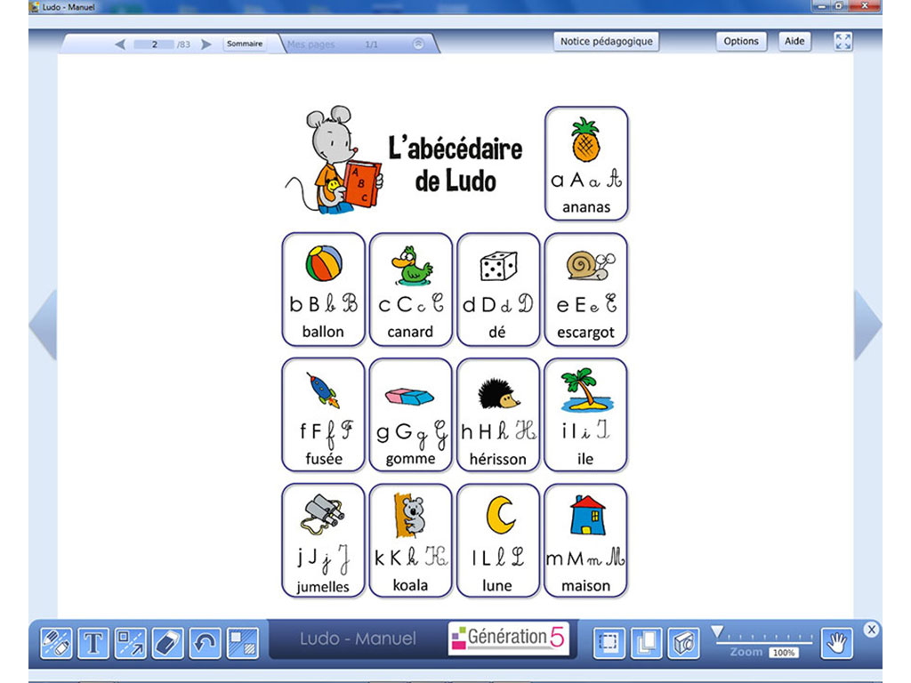 Abécédaire de Ludo