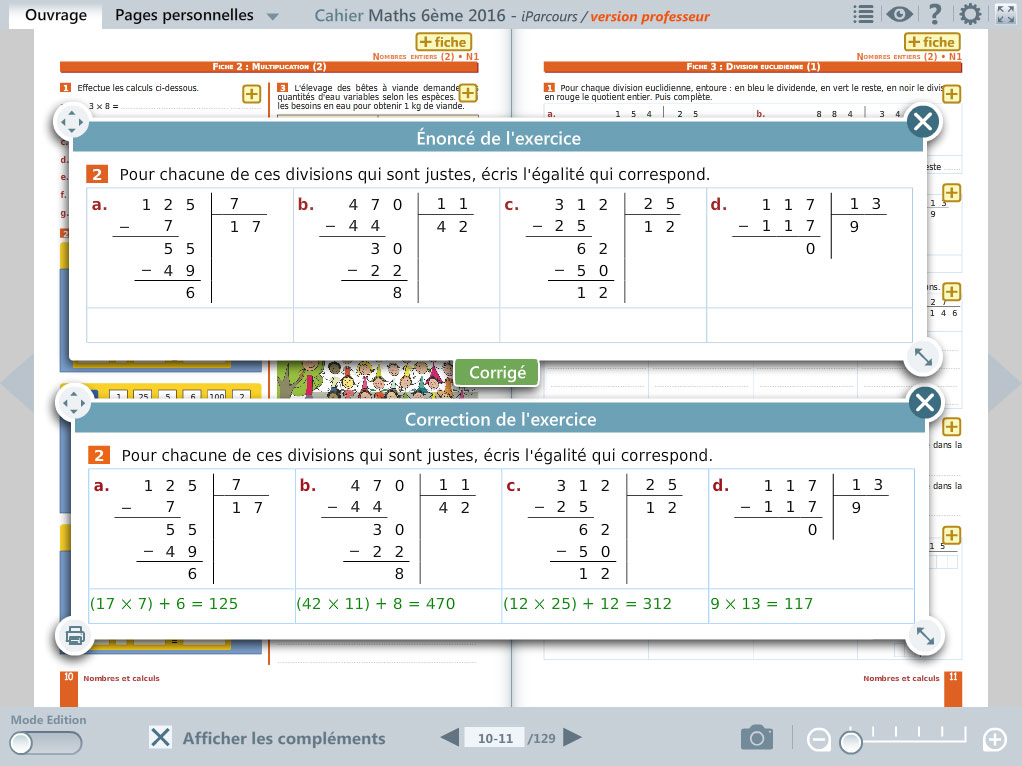 Cahier D Exercice Maths 6ème Correction