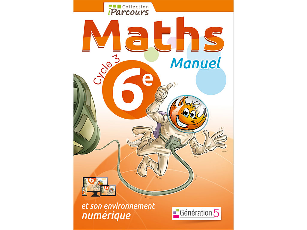 Cahier De Maths 6eme Cycle 3 Manuel iParcours Maths 6ème (éd. 2016)