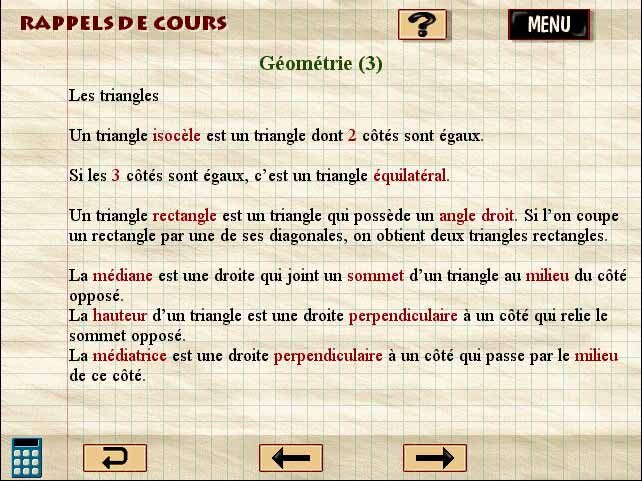 Rappel de cours de maths - Les Mathématiques CM2