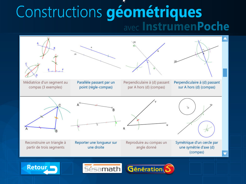 Constructions géométriques au collège