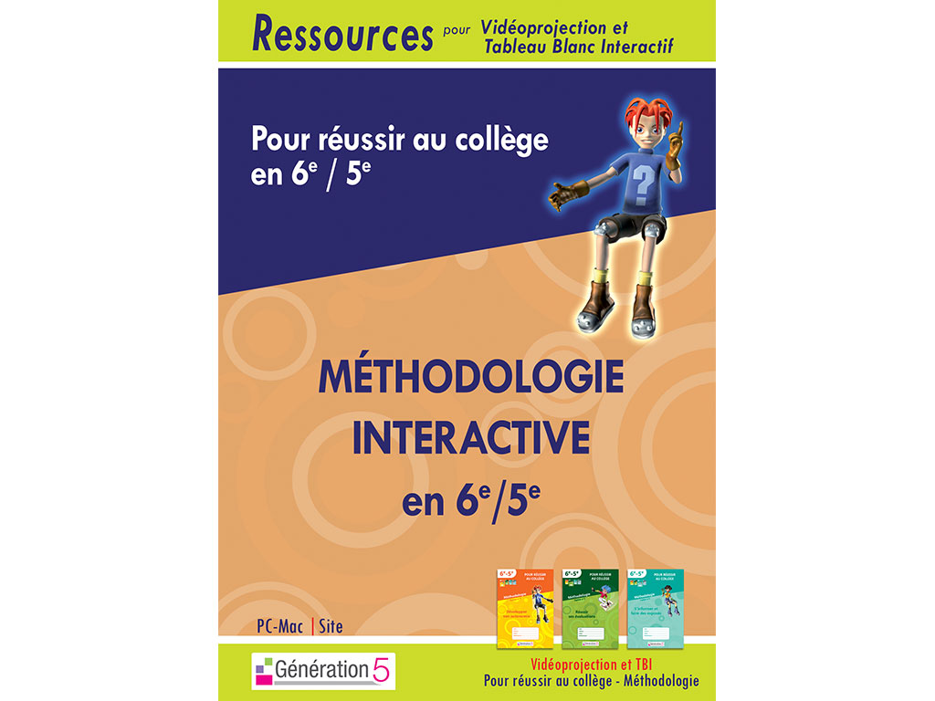 Logiciel Méthodologie interactive en 6e/5e