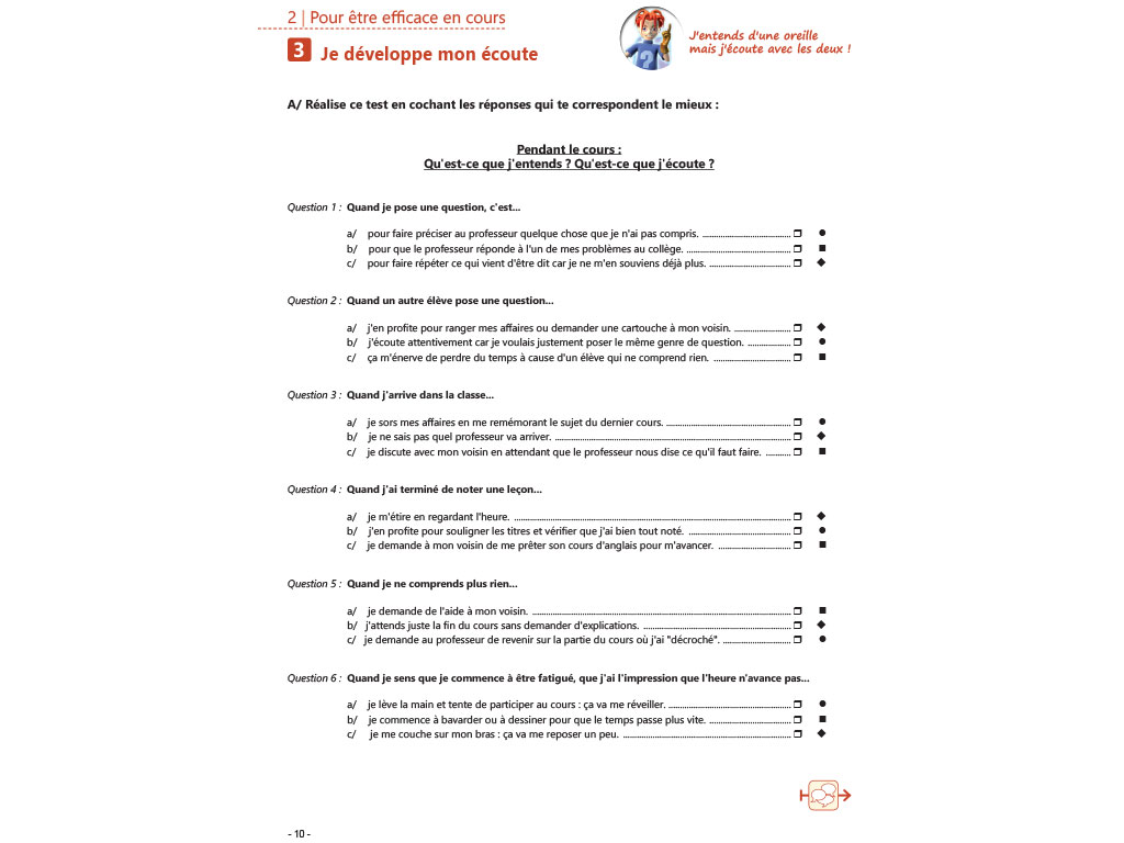 Cahier d'activités - méthodologie et organisation 6e-5e