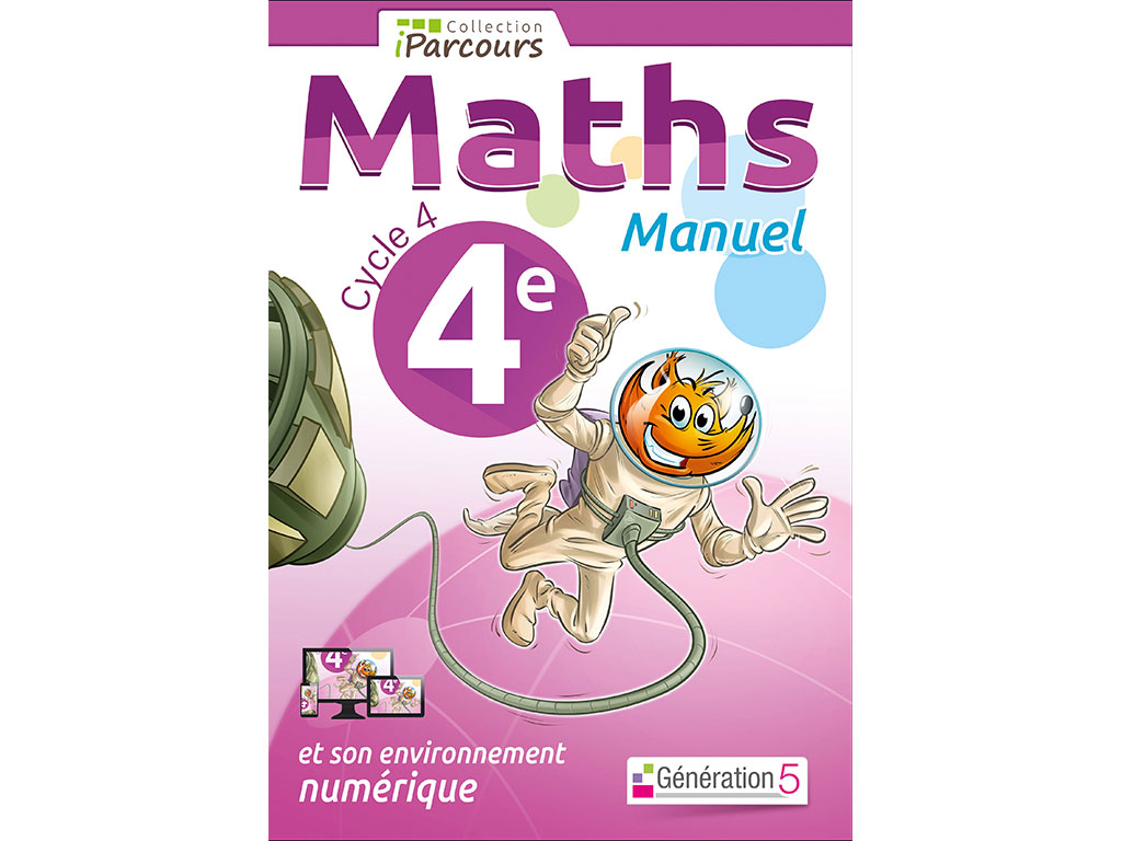 Livre De Maths 4ème En Ligne Manuel iParcours Maths 4e (éd. 2016)