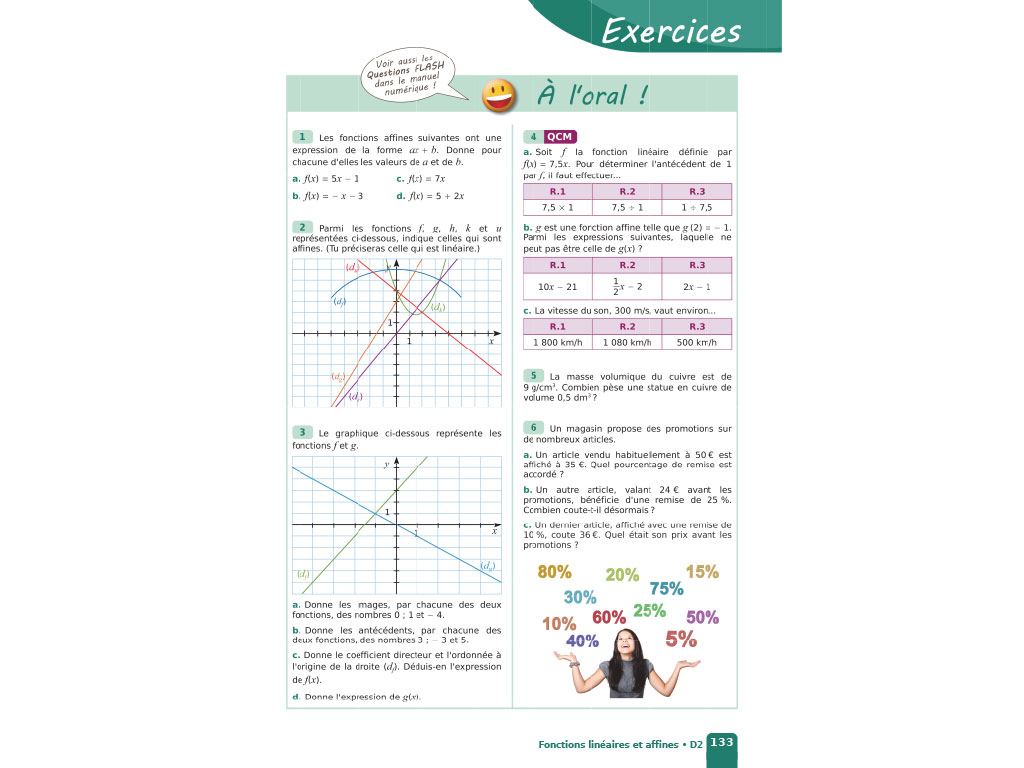 Exercices manuel iParcours Maths 3ème