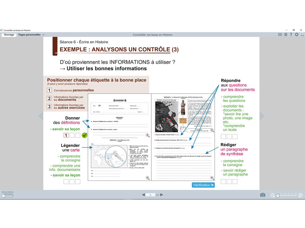 Travail d'analyse - Consolider ses bases en Histoire