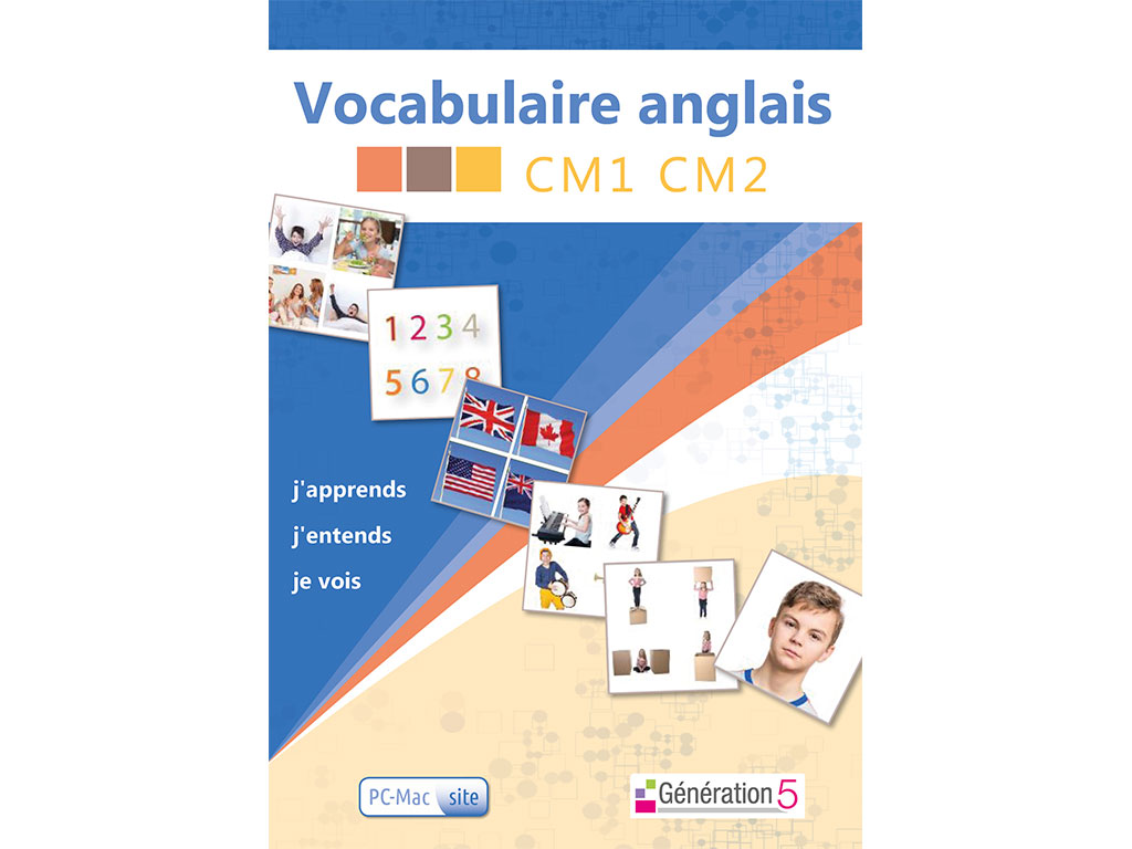 Logiciel Vocabulaire Anglais CM1-CM2
