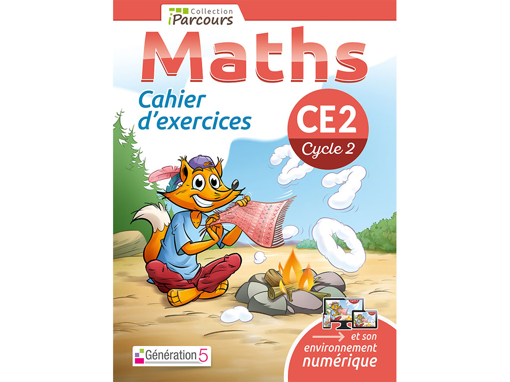 Cahier d'exercices iParcours MATHS CE2 (éd. 2018)