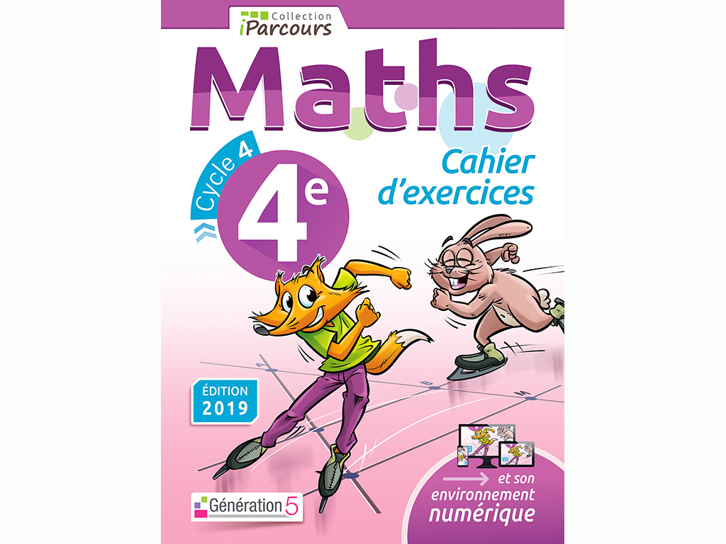 Cahier d'exercices iParcours maths 4e