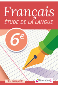 Français - Étude de la langue 6e