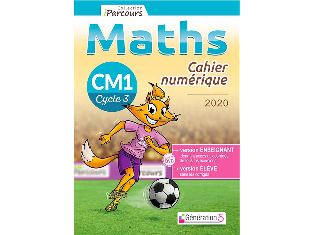 Cahier numérique iParcours maths CM1