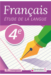 Français - Étude de la langue 4e