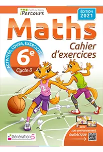 Cahier d'exercices iParcours Maths 6e avec cours (éd. 2021)