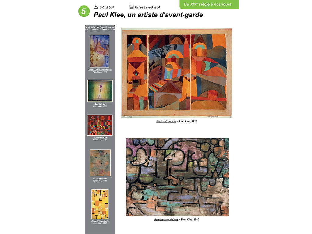 Histoire des Arts Paul Klee, artiste avant-gardiste