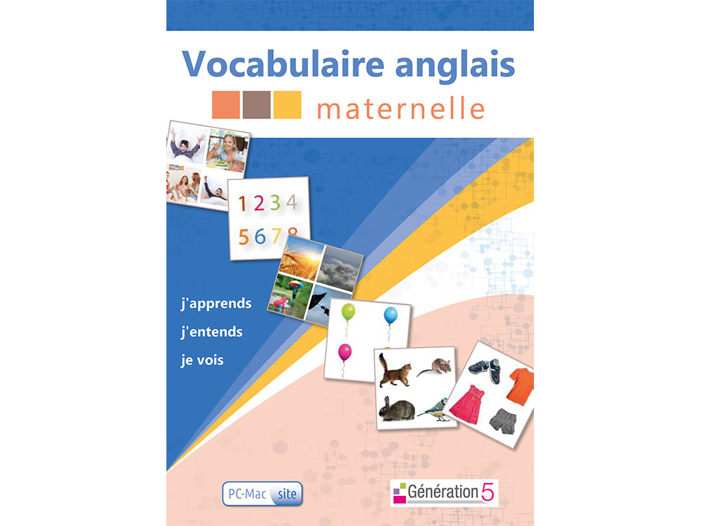 Logiciel Vocabulaire Anglais - Maternelle