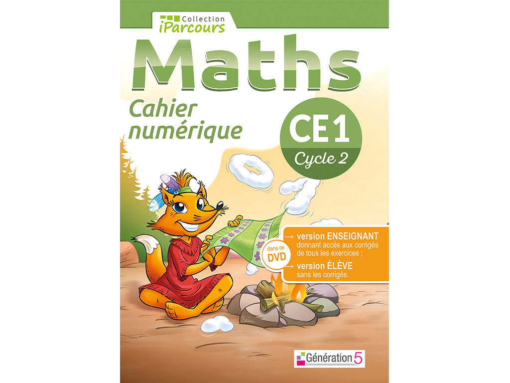Cahier numérique iParcours Maths CE1