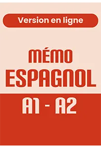 Mémo Espagnol A1-A2 - Version en ligne