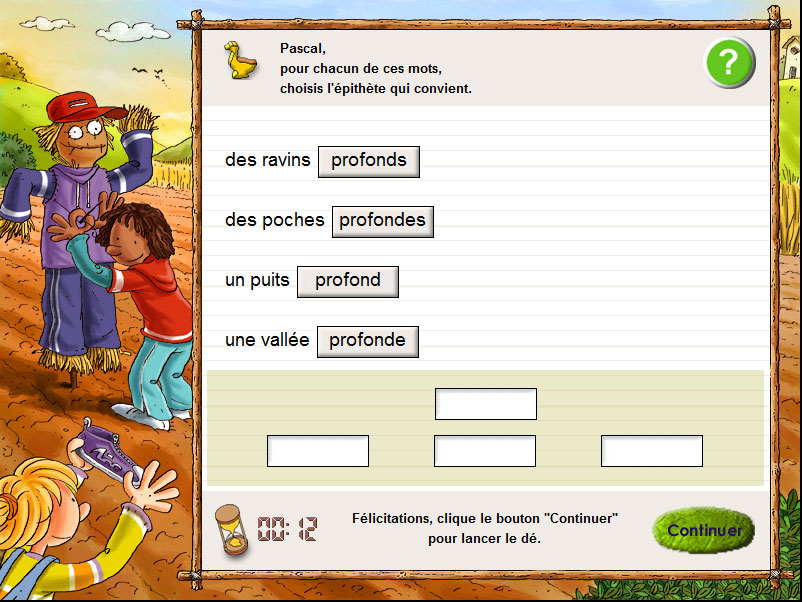 Exercice d'orthographe